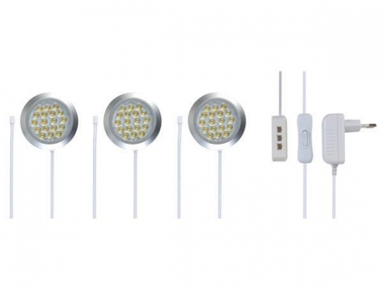 LED-KASTVERLICHTING - 3 x 1.2 W - NEUTRAALWIT