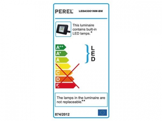 DESIGN LED-SCHIJNWERPER MET BEWEGINGSMELDER - 10 W, NEUTRAALWIT