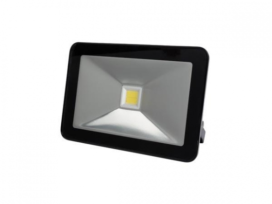 DESIGN LED-SCHIJNWERPER - 20 W, NEUTRAALWIT - ZWART