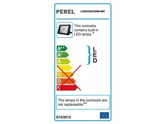 DESIGN LED-SCHIJNWERPER MET BEWEGINGSMELDER - 30 W, NEUTRAALWIT