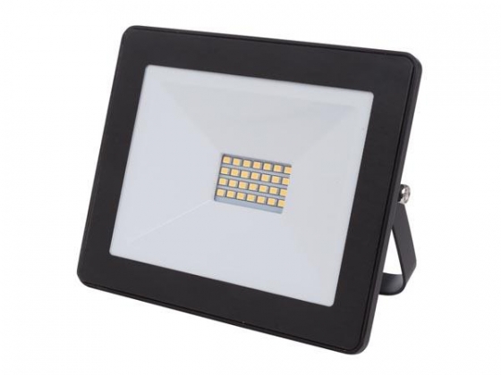 LED-SCHIJNWERPER VOOR BUITENSHUIS - 20 W, NEUTRAALWIT - ZWART