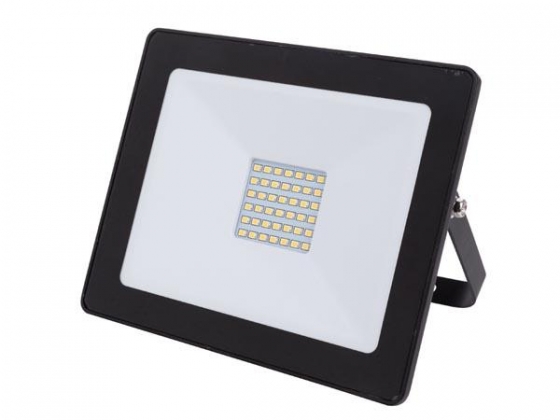 LED-SCHIJNWERPER VOOR BUITENSHUIS - 30 W, NEUTRAALWIT - ZWART