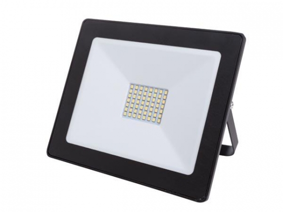 LED-SCHIJNWERPER VOOR BUITENSHUIS - 50 W, NEUTRAALWIT - ZWART
