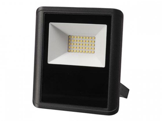 LED-SCHIJNWERPER VOOR BUITENSHUIS - 30 W, NEUTRAALWIT - ZWART