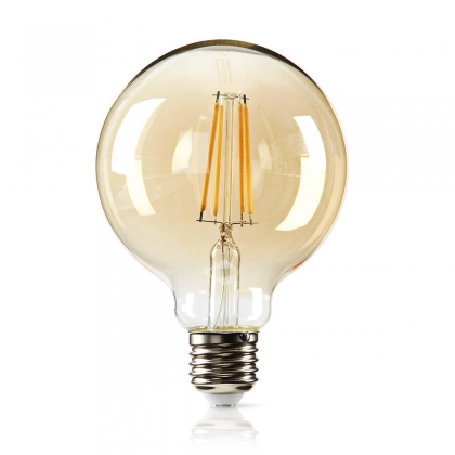 LED-Filamentlamp E27 | G95 | 1.9 W | 200 lm | 2000 K | Warm Wit | Retrostijl | Aantal lampen in verpakking: 1 Stuks