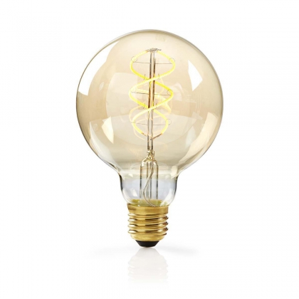 LED-Filamentlamp E27 | G95 | 5 W | 260 lm | 2000 K | Warm Wit | Retrostijl | Aantal lampen in verpakking: 1 Stuks