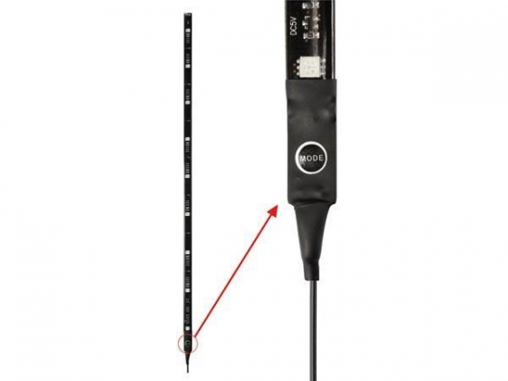 KIT MET FLEXIBELE GEANIMEERDE RGB LED-STRIP