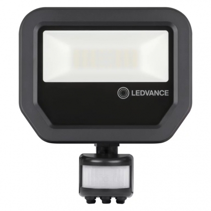 Ledvance 20W 2200lm IP65 3000K Floodlight Sensor-schijnwerper Zwart