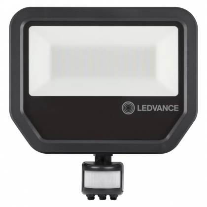 Ledvance 50W 5500lm IP65 Floodlight Sensor-schijnwerper 3000K Zwart