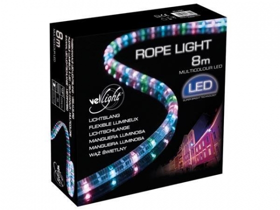 TWEEKANAALS LED-LICHTSLANG - VEELKLEURIG + CONTROLLER