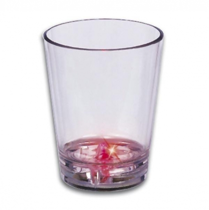 KNIPPEREND BORRELGLAS (1 RODE LED)