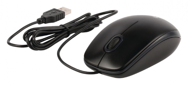 Logitech bedrade muis bureaumodel 3 knoppen zwart