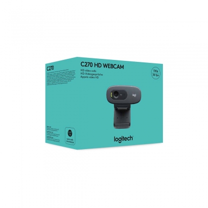 C270 Webcam USB 2.0 3 MPixel 720P Zwart