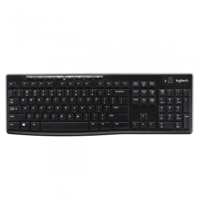 K270 Draadloos toetsenbord Standaard USB US International Zwart