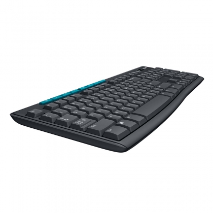 K270 Draadloos toetsenbord Standaard USB US International Zwart