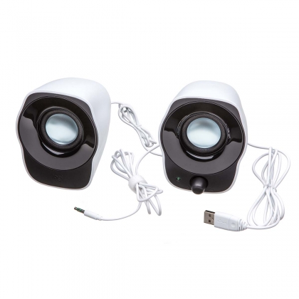Z120 Speaker 2.0 Bedraad 3.5 mm 1.2 W Zwart/Wit