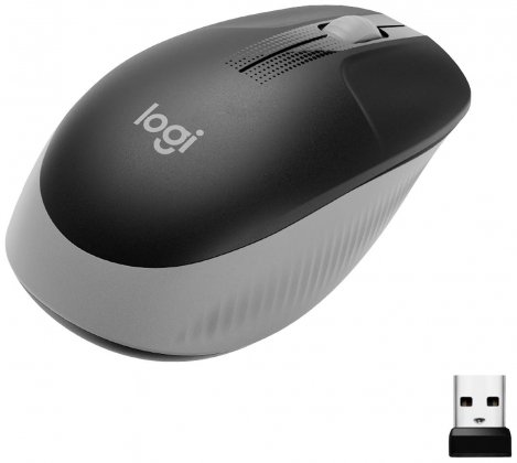 LOGITECH M190 DRAADLOZE MUIS GRIJS