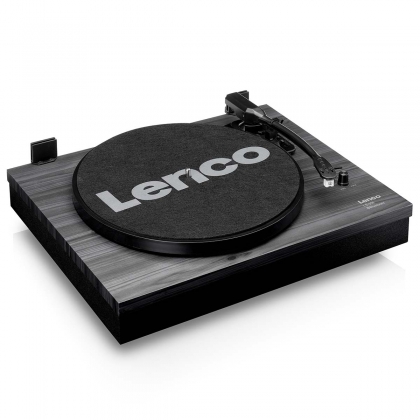 Platenspeler met Bluetooth® en twee externe luidsprekers Zwart