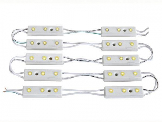 DECORATIEVE LEDMODULES - 10 ST - 12V - GEEL 