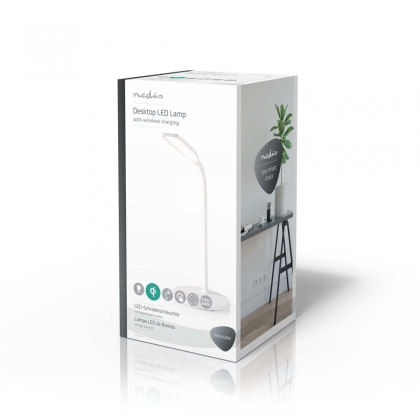 LED-Lamp met Draadloze Lader | Dimmer - Op Product | Qi | 5 W | Met dimfunctie | Koel Wit / Natuurlijk Wit / Warm Wit | 2700 - 6500 K
