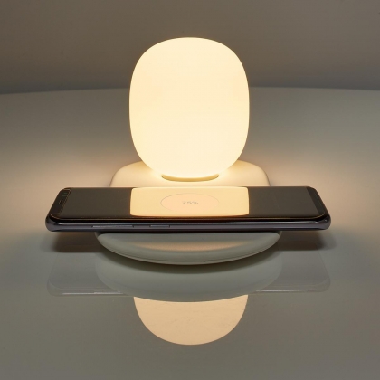 LED-Lamp met Draadloze Lader | Dimmer - Op Product | Qi | 10 W | Met dimfunctie | Warm Wit | 3000 K