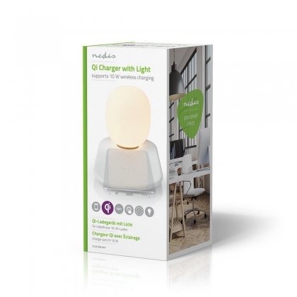 LED-Lamp met Draadloze Lader | Dimmer - Op Product | Qi | 10 W | Met dimfunctie | Warm Wit | 3000 K