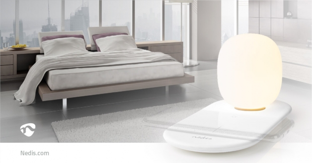 LED-Lamp met Draadloze Lader | Dimmer - Op Product | Qi | 10 W | Met dimfunctie | Warm Wit | 3000 K