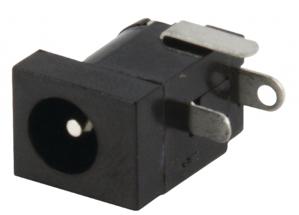 Voedingschassisdeel 5,5mm ø2,1mm print haaks