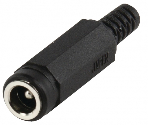 HQ DC-CONNECTOR CONTRA PVC Zwart 5.7mm / 2.1mm
