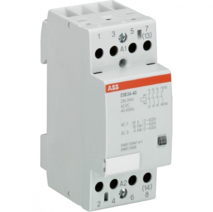 ABB MAGNEETSCHAKELAAR 24VAC/DC MET 4 MAAKCONTACTEN