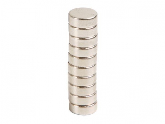 MAGNEET Ø8 x 3mm - 10 stuks