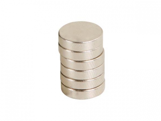 Magneet Ø12 x 3mm - 6 stuks