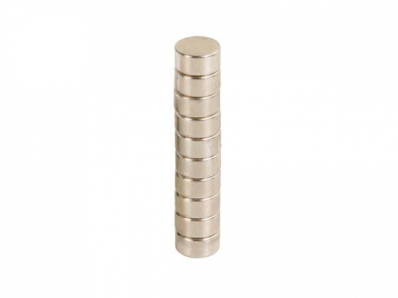 MAGNEET Ø10 x 5mm - 10 stuks