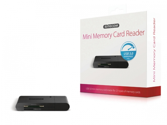 Sitecom SD-kaartlezer USB 3.0 Zwart