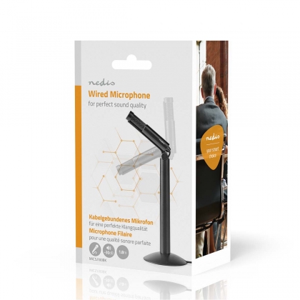 Microfoon | Gebruikt voor: Desktop / Notebook / Smartphone / Tablet | Bedraad | 1x 3,5 mm
