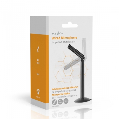 Microfoon | Gebruikt voor: Desktop / Notebook / Smartphone / Tablet | Bedraad | 1x 3,5 mm