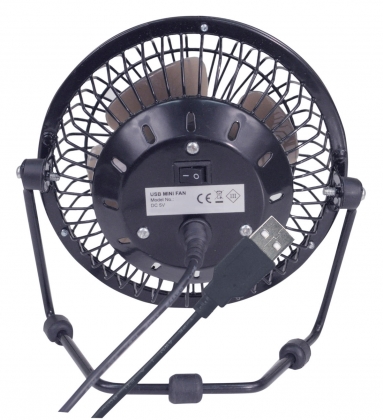 Mini USB Tafel-ventilator zwart