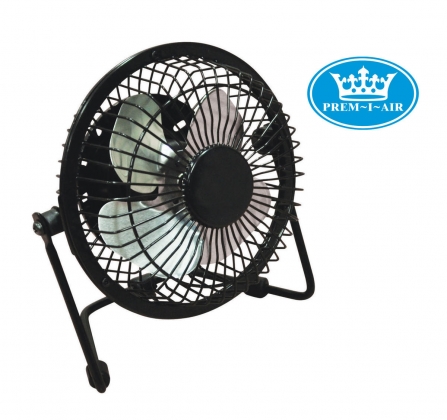 Mini USB Tafel-ventilator zwart