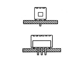 MINIATUUR SCHUIFSCHAKELAAR VOOR PCB 1P ON-ON 0.1"