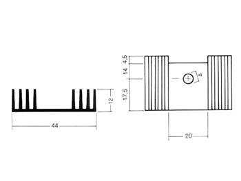 KOELELEMENT TO22/TO3P 10.9°C/W