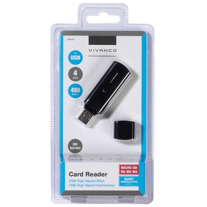 USB CARDREADER SD/MICRO-SD/MS/M2