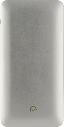 Draagbare Powerbank 10000 mAh USB / Micro-USB Zilver