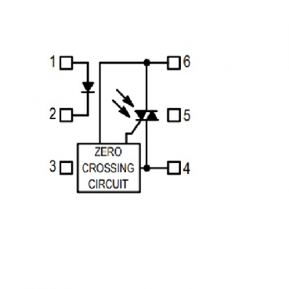 MOC3063 Opto triac driver