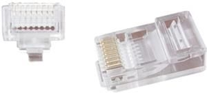 MODULAIRE PLUG RJ45 MET DOORSTEEKMONTAGE