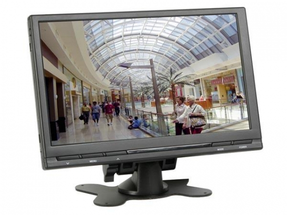 9" DIGITALE TFT-LCD MONITOR MET AFSTANDSBEDIENING - 16:9 / 4:3