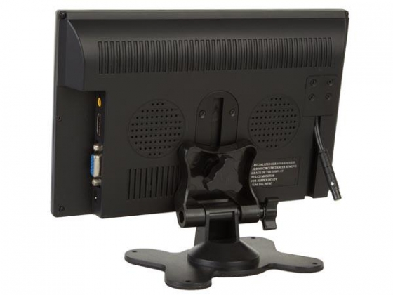 LCD-MONITOR - 9" - VGA/HDMI - AFSTANDSBEDIENING - INGEBOUWDE LUIDSPREKER
