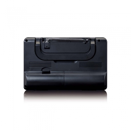MPR-035BK Compacte Draagbare FM Radio met LCD Scherm Zwart