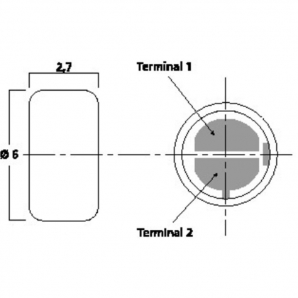 SUB MINIATUUR ELECTRET MICROFOON