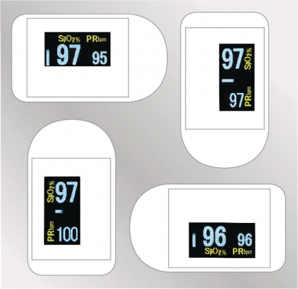 Saturatiemeter Wit/Grijs