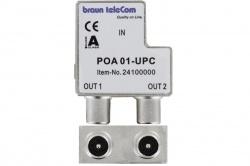 Braun POA-1 UPC opdruk IEC TV-splitter (M-M)